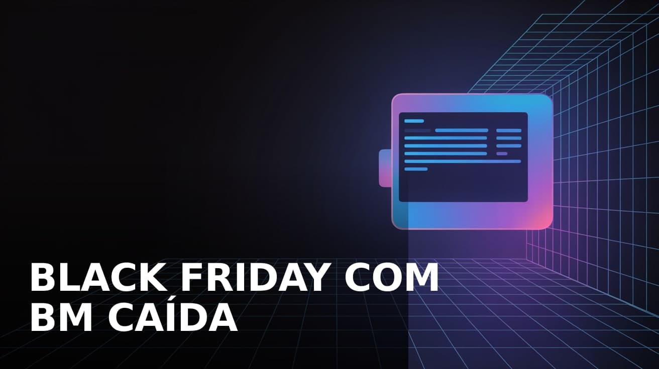 Black Friday com BM caída: plano de contingência em 24 horas