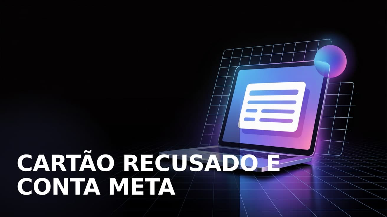 Cartão recusado e conta Meta pausada: como destravá-la em 24 horas